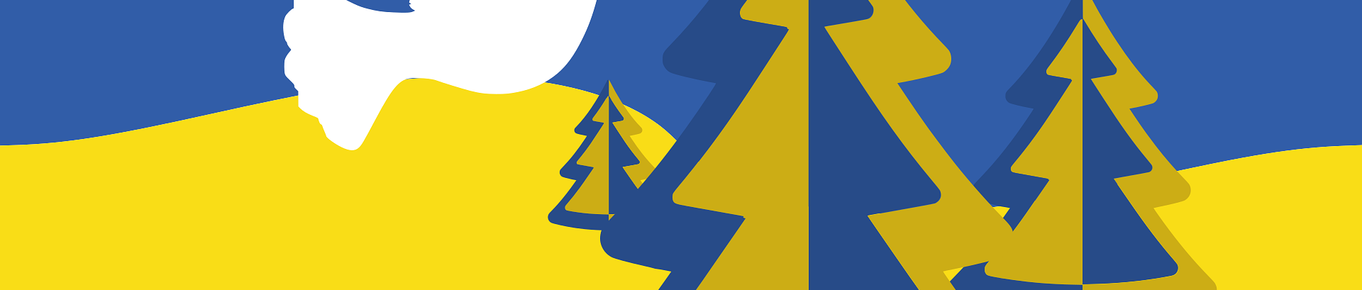 Ukrainian Flag Dove Christmas
