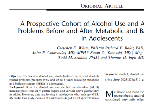 prospective cohort of alcohol